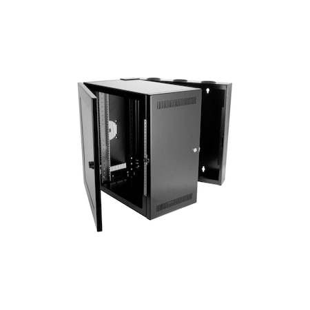 Chatsworth Products Cpi CUBE-IT+ WALLMOUNT CAB, SOLID, METAL DOOR, 24"HX24"WX30"D 11996-724